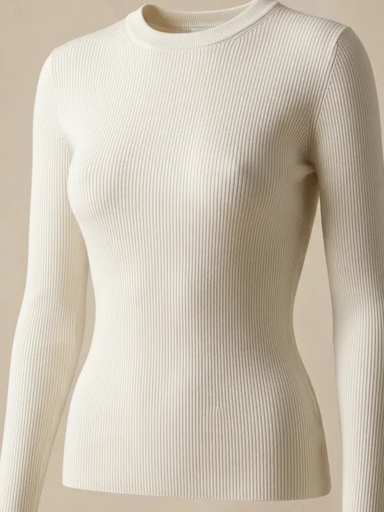 Fine Rib Top fabric and structural detail