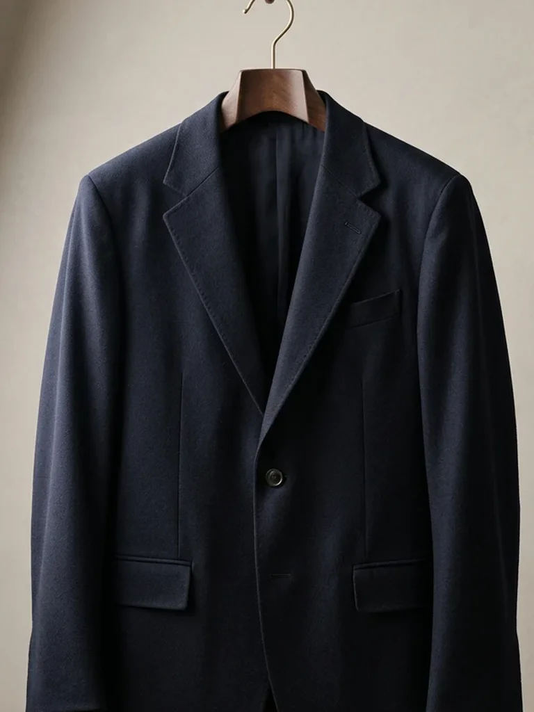 Quiet Structure Jacket fabric and structural detail